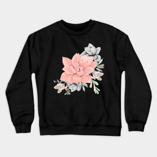 Succulent Flower Arrangement Crewneck Sweatshirt